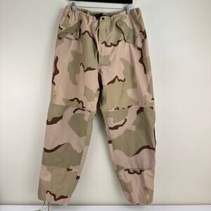 Military BDU Mens Large Long Trousers Extended Cold Weather Desert Camouflage